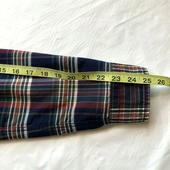 NEW US Polo Assn Plaid Button Down Shirt Long Sleeve Cotton Blend Pocket Thick M - Picture 12 of 12